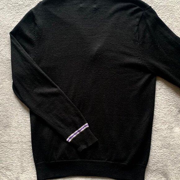 Fred Perry Merino Wool Cardigan Sweater. Medium. - Picture 5 of 11